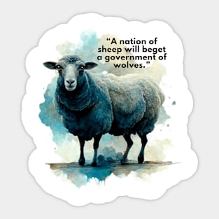 Sheep supreme sticker 2025